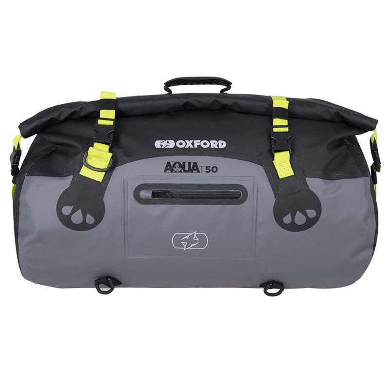 Aqua T-50 Rollbag Waterproof 50L Black/Grey/Yellow Fluo