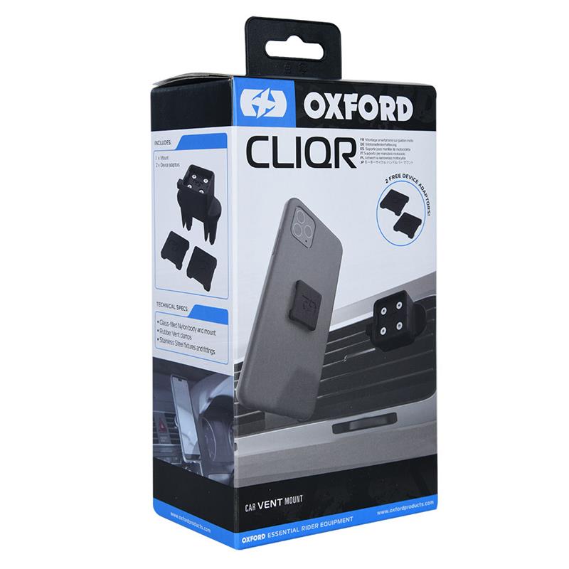 CLIQR Magnetic Phone Mount for Car Vent Black