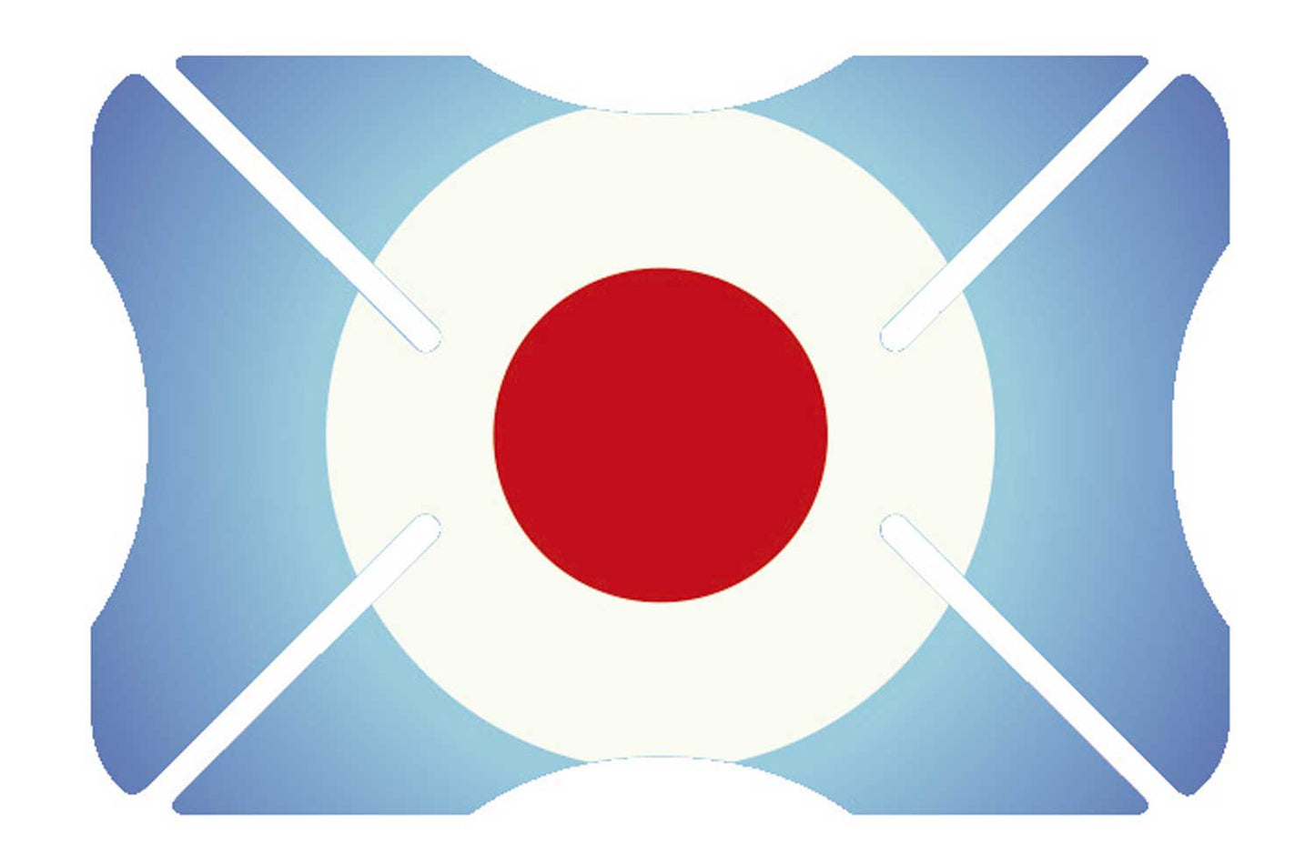 Helmet Rear Reusable Sticker Target Bumper
