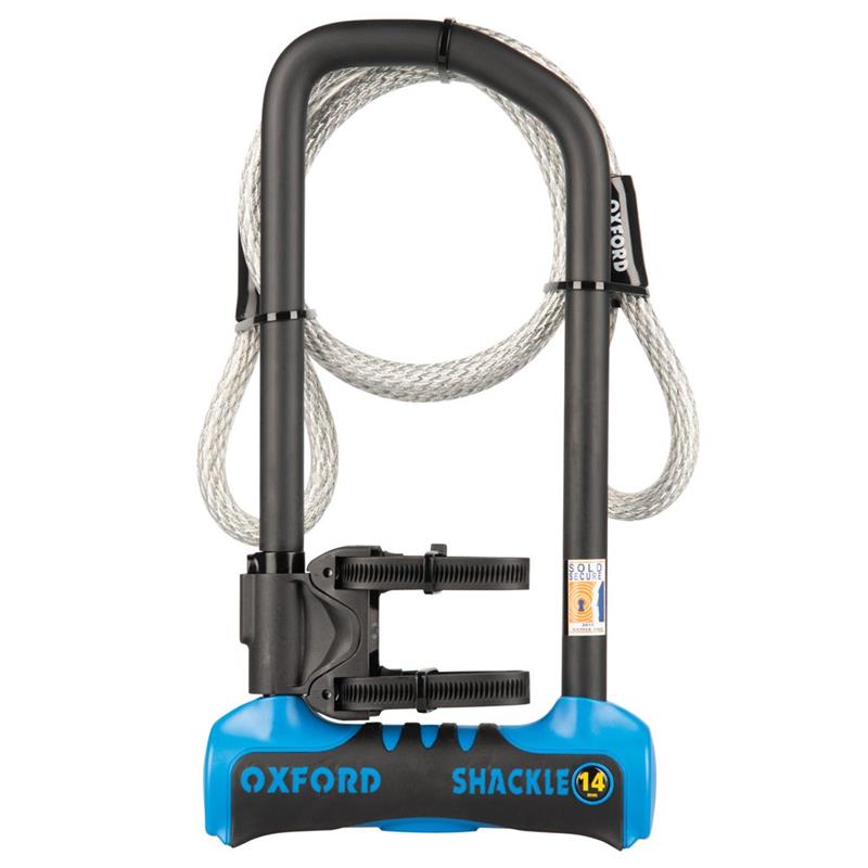 Anti-Theft U-Lock Shackle 14 Pro 320x177mm Blue