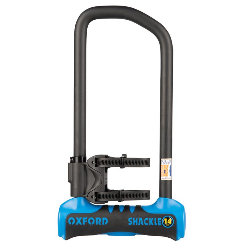 Anti-Theft Shackle 14 Pro Duo U-Lock + Cable 320x177mm Blue