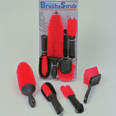 Motorcycle Cleaning Brush Set 4‑Pack (Old Code: OF607)