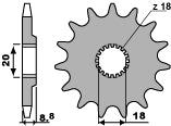 Front Sprocket 1251 15 18NC