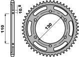 Rear Sprocket 241 45 C45 Yamaha R1 04-08, FZ1 06-15 (JTR479.45) (Chain 530)