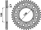 Rear Sprocket 4324 57 C45 Yamaha TDR 125 93-99 (Chain 428)