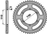 Rear Sprocket 4372 46 C45 Yamaha TZR 125 R 94-96 (JTR1870.46) (Chain 428)