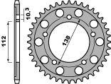 Rear Sprocket 4448 48 C45 Yamaha R6 99-02 (JTR1871.48) (Chain 530)