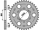 Rear Sprocket 4578 38 C45 Polaris JTR1478.38, alt. JTR478.38 (Chain 520)