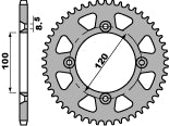 Rear Sprocket 798 56 Aluminium Ergal (Chain 428)
