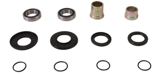 Front Wheel Bearing Kit with Waterproof Spacers Kawasaki KX125 04-05, KX250 04-05, KX250F 04-05