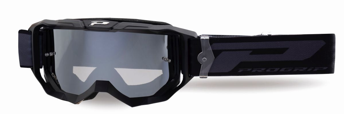 Goggles PG3300-322 FL Vision, Black Matt (Lens PG3352 Silver Mirrored, Antiscratch, No Fog, Anti UV)