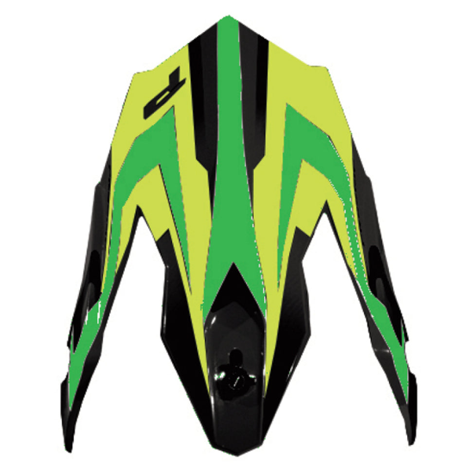 Visor PG3181 for Helmet PG3180, Green/Yellow Fluo (3181-321)