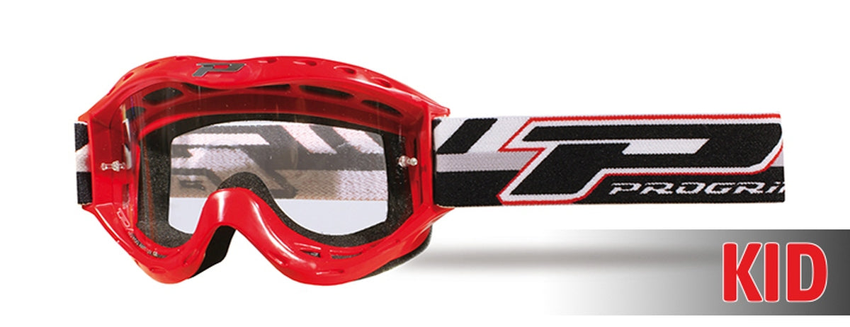 Goggles PG3101-107 Atzaki Kid, Red (Lens PG3111 Transparent 1mm, No Fog, Anti UV)