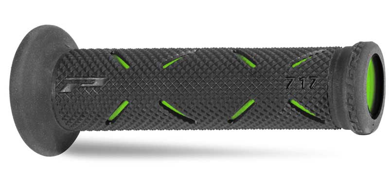 Grips PG717 Road (22+25mm, 122mm) Black/Green (Dual compound)