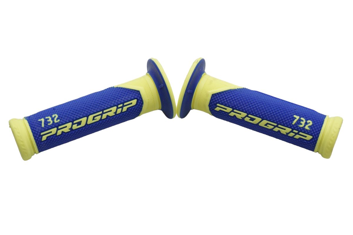 Grips PG732 Road (22+25mm, 125mm) Yellow Fluo/Blue (Dual compound)