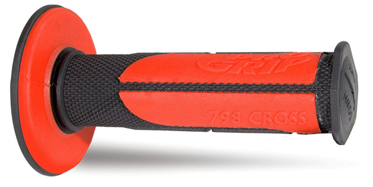 Grips PG798 Off Road (22+25mm, 115mm) Black/Red (Dual compound, Half Waffle)