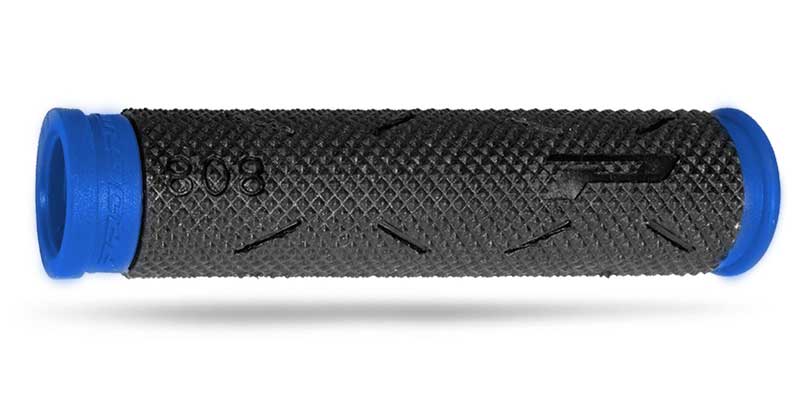 Grips PG808 ATV/Jet Ski/MTB (22+22mm, 120mm) Black/Blue (Dual compound)