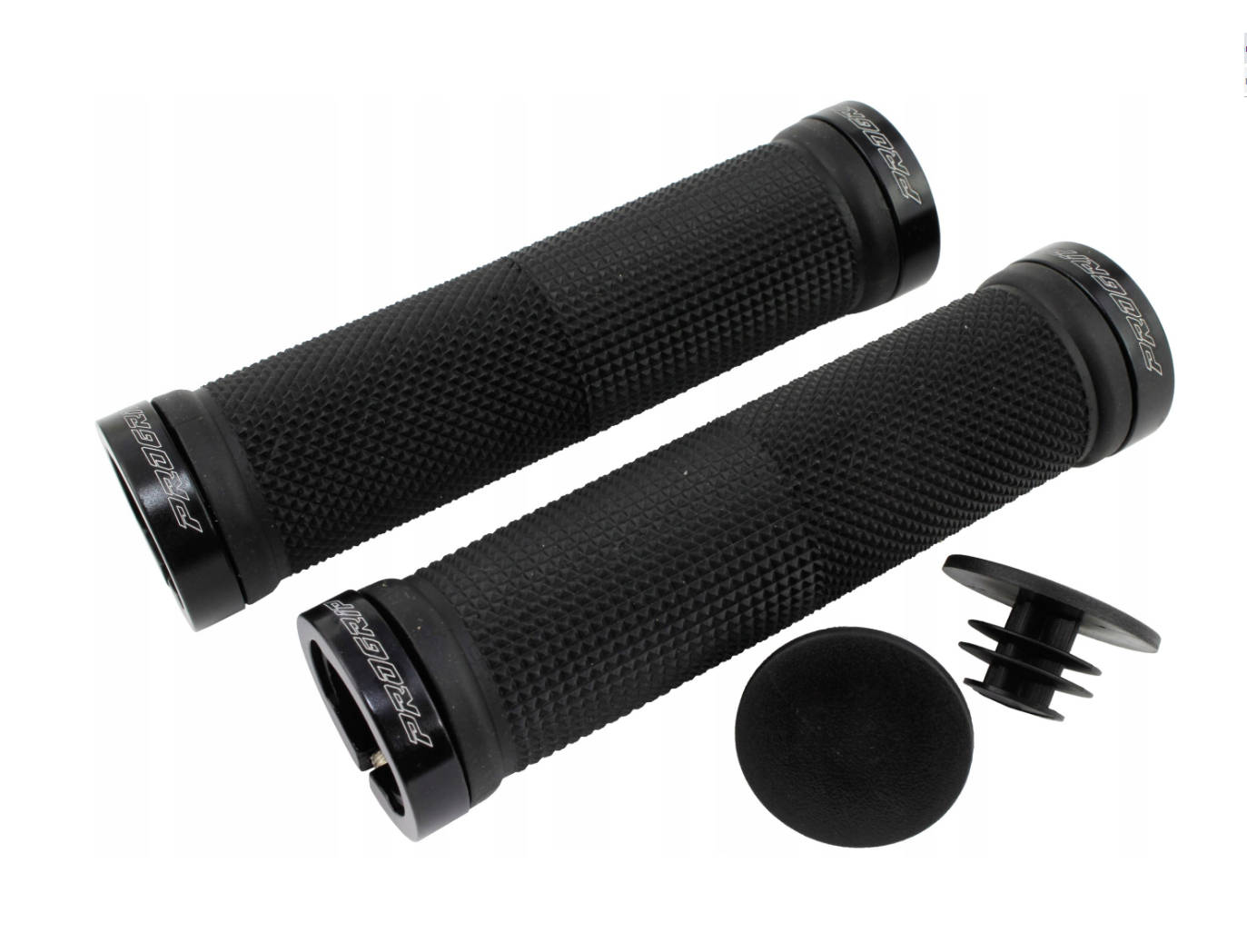 Grips PG999 ATV/Jet Ski/MTB (22+22mm, 120mm) Black with Black Lock-On