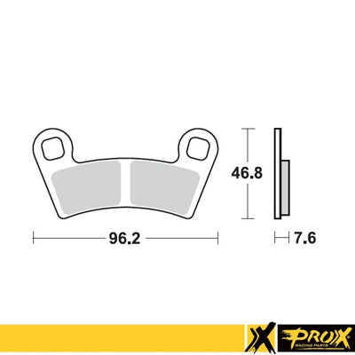 BRAKE PADS KH456 POLARIS 450/525 Outlaw '08-11 FRONT