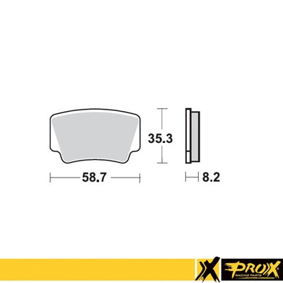BRAKE PADS KH463 KTM 450/505/525 SX/XC ATV '08-12 REAR