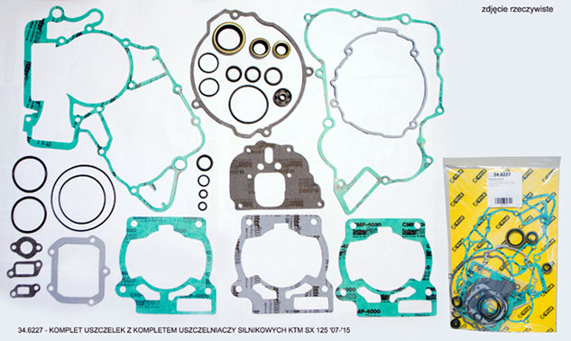 GASKET SET WITH ENGINE SEAL KIT KTM SX 125 '07-'15