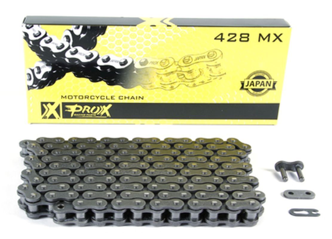 DRIVE CHAIN 428 MX 130 LINKS (OPEN + CLIP)