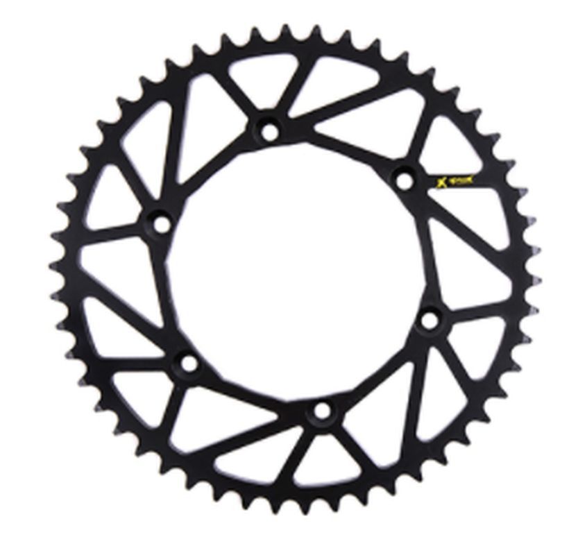 REAR SPROCKET 489 51 STEEL ULTRALITE KAWASAKI KX 125 '80-'08, KX 250 '87-'08, '19-'25, KXF 250 '04-'18, KXF 450 '06-'25, KDX 200 '89-'06, KDX 220 '97-'05, KLX 450 R '08-'21 (48951) (JTR460.51) (STD.+3) (CHAIN 520) BLACK COLOR