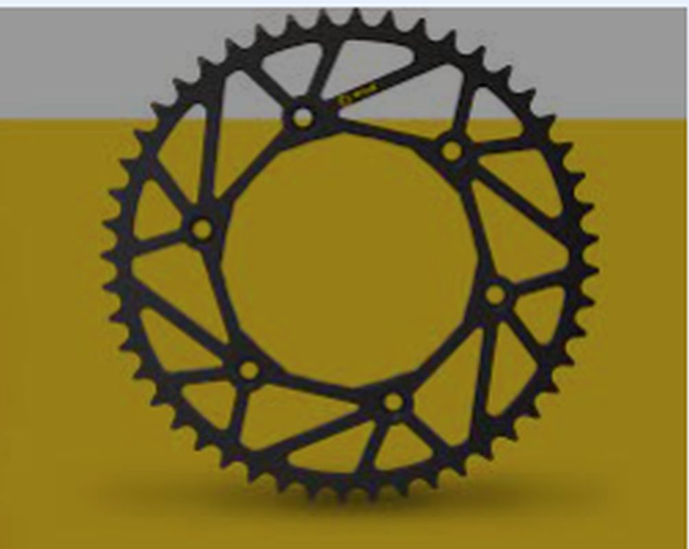 REAR SPROCKET 820 51 STEEL ULTRALITE HUSQVARNA CR / WR / TE / TC '90-'13, BETA RR '05-'12, GAS GAS EC / MC / XC, SHERCO SE / SE-R (82051JT) (JTR822.51) BLACK COLOR