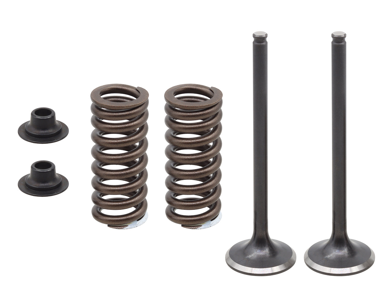 Exhaust Valves (Kit with springs & retainers) Honda CRF250R 16-17 Steel (14721-KRN-B10)