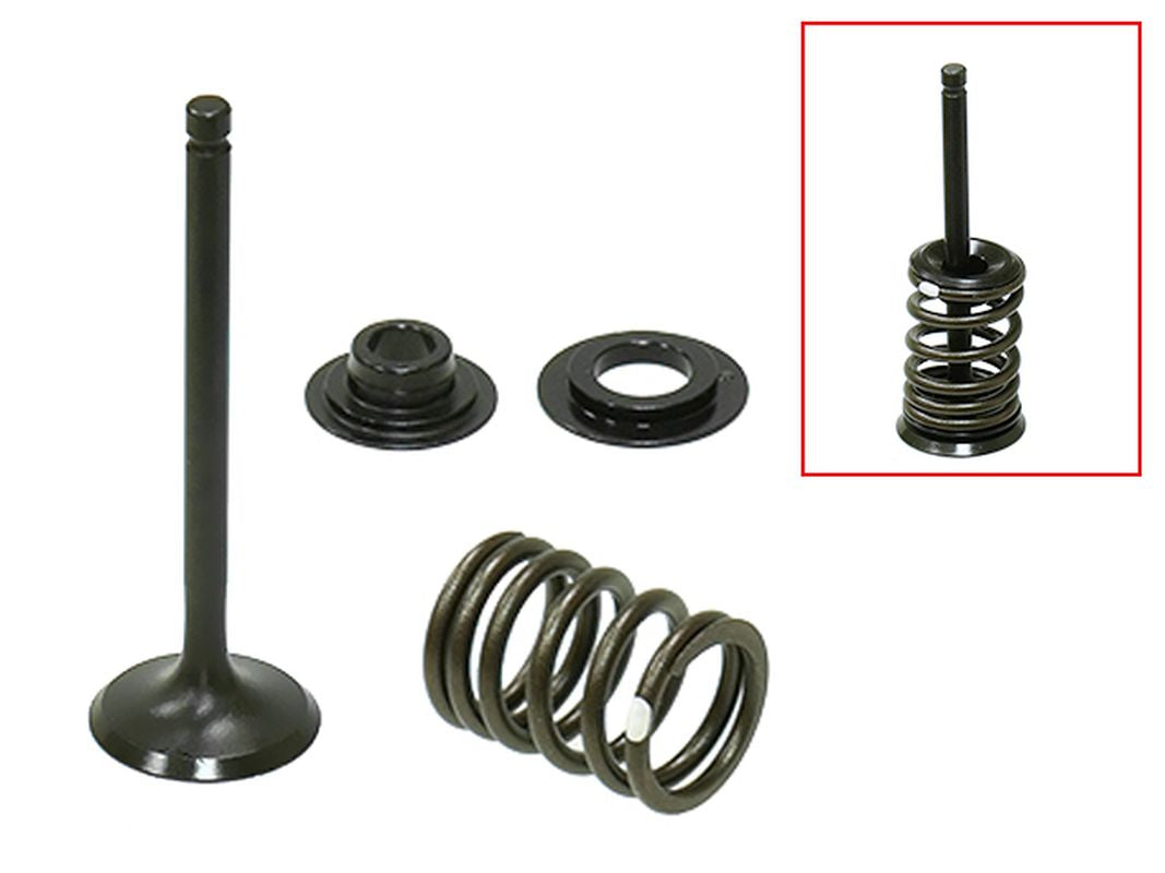 Intake Valve (Complete with springs & retainers) Honda CRF110F 13-23 Steel (MX-09558IK) (25.5x4.98x76.6mm)