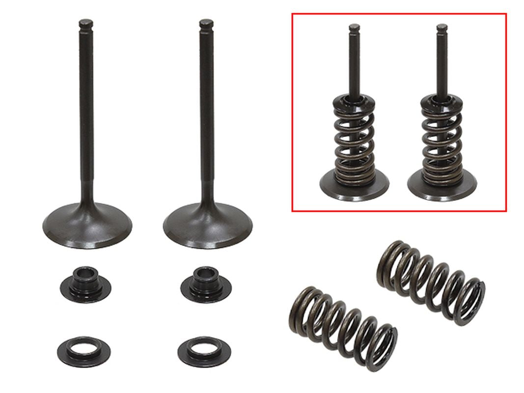 Intake Valves (Set of 2 with springs & retainers) Husqvarna FE350 14-19, KTM EXCF350 12-18, XCF-W350 12-18 Steel (MX-09555I) (36x5.47x87.2mm)