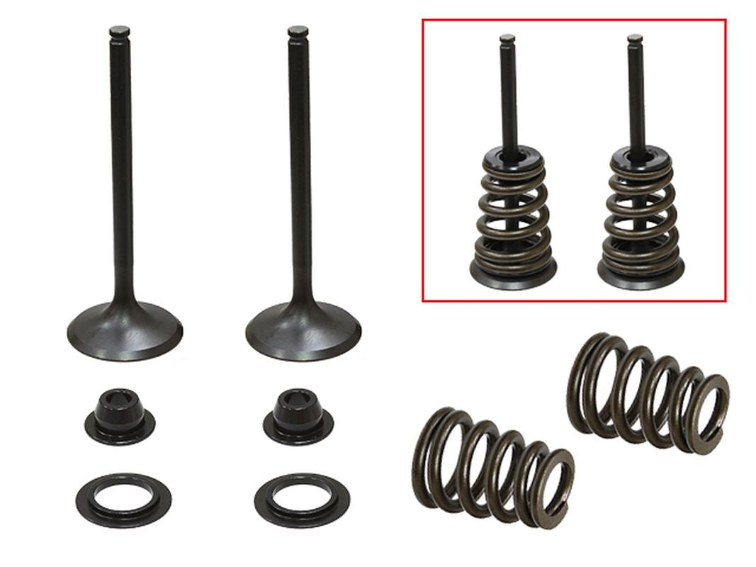 Intake Valves (Set of 2 with springs & retainers) Husaberg FE450/550/650, FS650 04-08, KTM SXS450/540 Racing 03-04, EXC450, SX520/525 00-07 (MX-09549I)