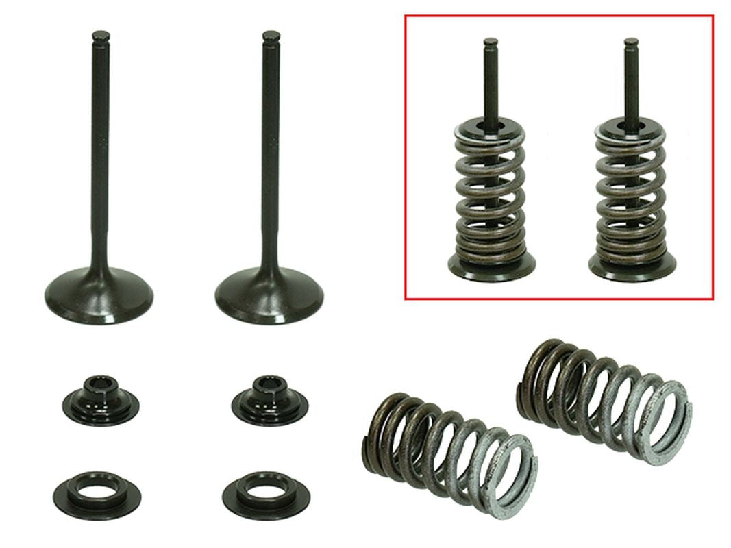 Exhaust Valves (Set of 2 with springs & retainers) Honda CRF450R 07-12 Steel (35x5.45x84.6mm) (MX-09533E)