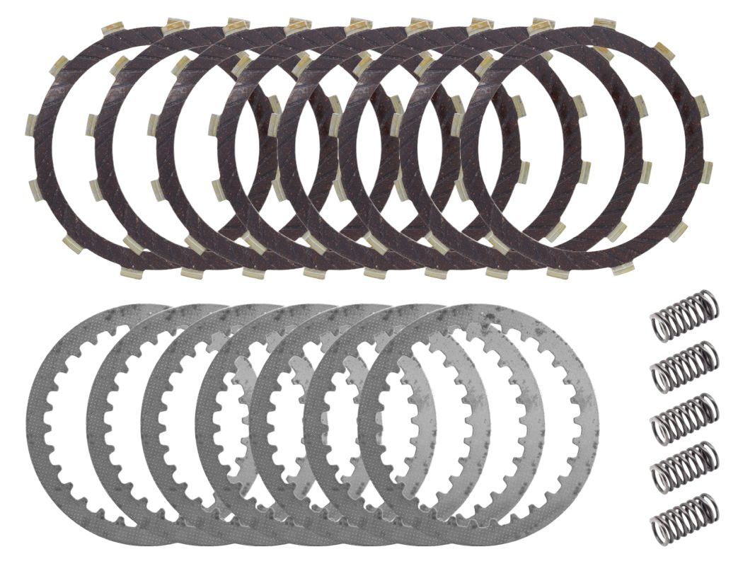 Clutch Plates, Steels & Springs Kawasaki KLR650 96-11 (DRC168)