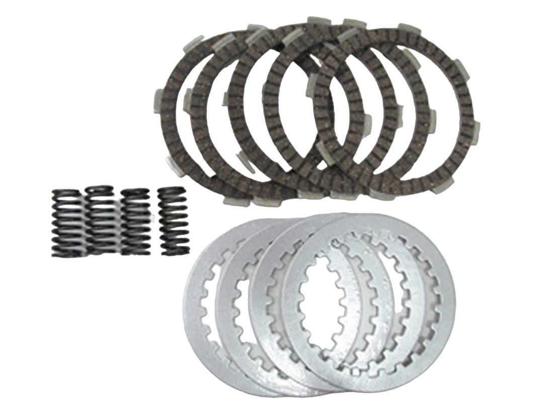 Clutch Plates, Steels & Springs Honda XR200 80-84, XR200R 81-83, XR200R 86-02 (DRC91)