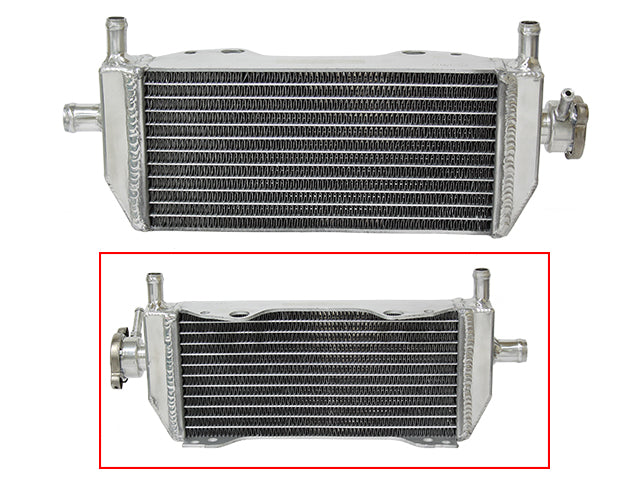 Radiator Suzuki RM250 01-08 Reinforced Standard Capacity Right (with cap)