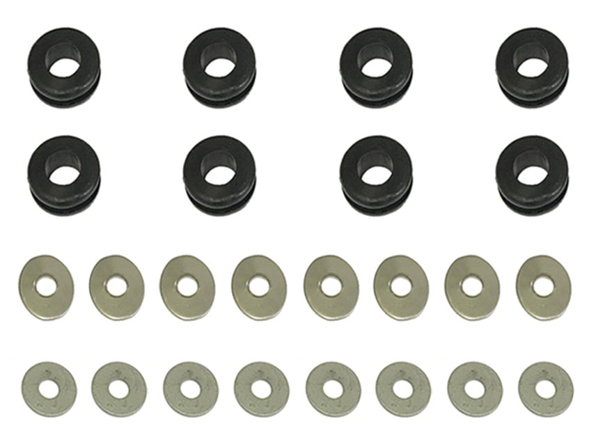Radiator Mounts KTM, Husqvarna, Husaberg (8 sets: washers, spacers & rubbers)