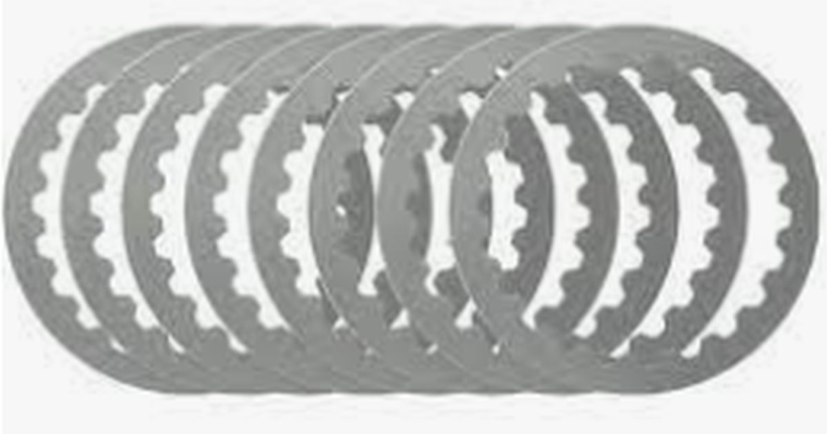 Clutch Steel Plates Suzuki RM80 89-16, RM85 89-16, DR125 82-01 (4pcs) (PS039A)