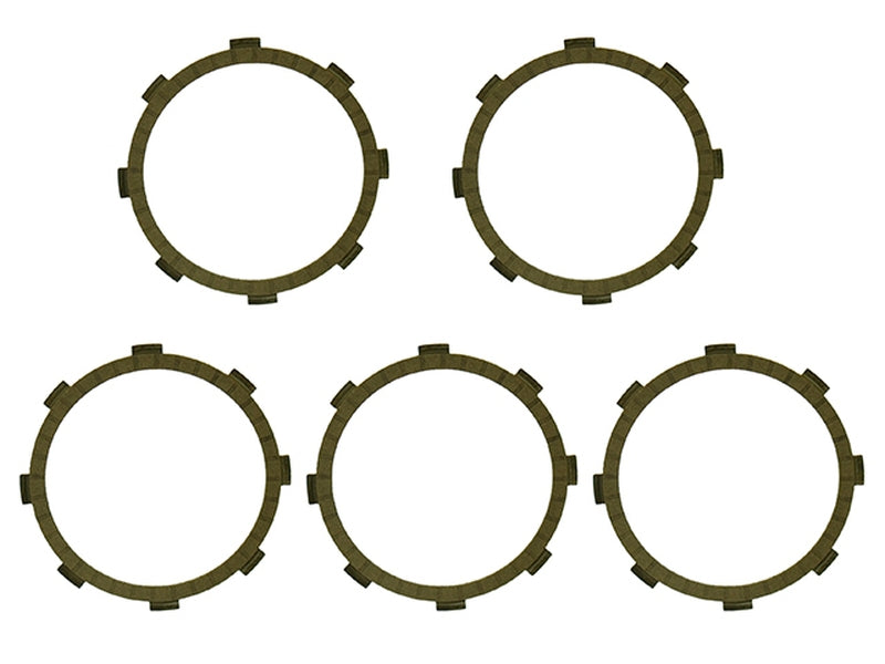 Clutch Friction Plates Racing Yamaha XT125R 05-07, YBR125 00-08, DT80LC2 85-97, TTR125 00-12 (5 Plates) (EBS2254R)