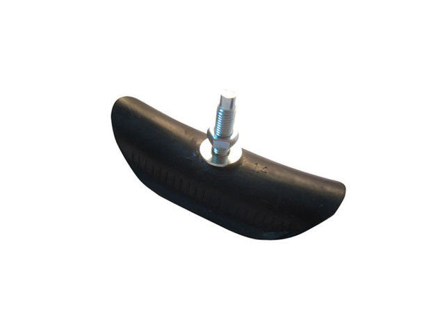 Steel Rim Lock with Rubber 1.60"