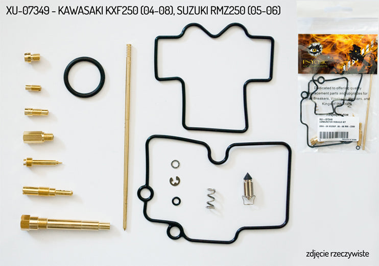Carburetor Repair Kit Suzuki RMZ250 05-06, Kawasaki KXF250 04-08 (26-1455) (per carb)