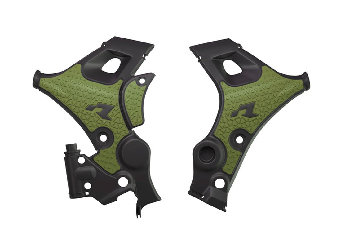 Frame guards Revolution HONDA XL 750 Transalp 23-25 color dark green/black