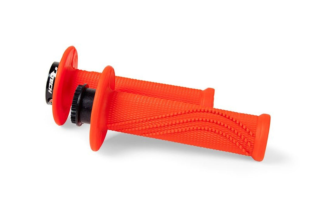Grips R20 Lock-On (22+25mm) color neon orange + 8 throttle tube adapters