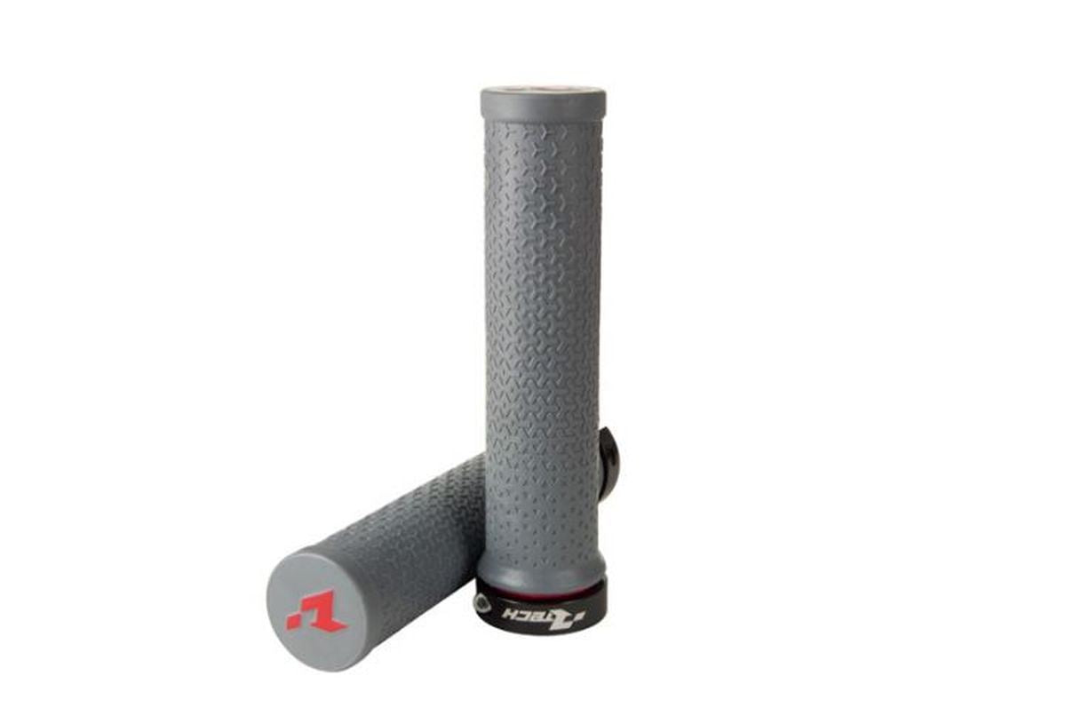Bicycle grips R20 Lock-On with lock color gray