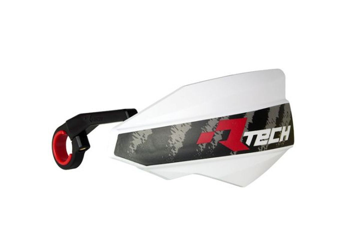 Handguards VERTIGO BIKE bicycle color white (with mounts)