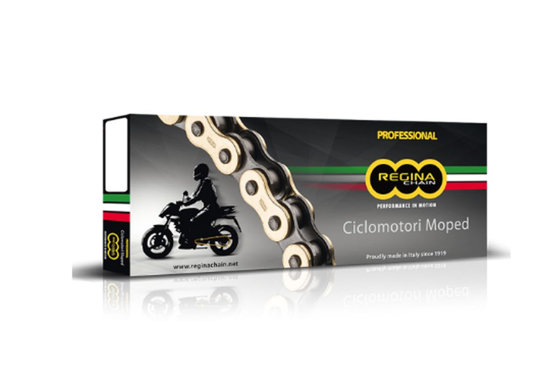 Drive chain 428EB-ORO (112 links) Street up to 125 cc gold (126EB-ORO/014) (non-O-ring)