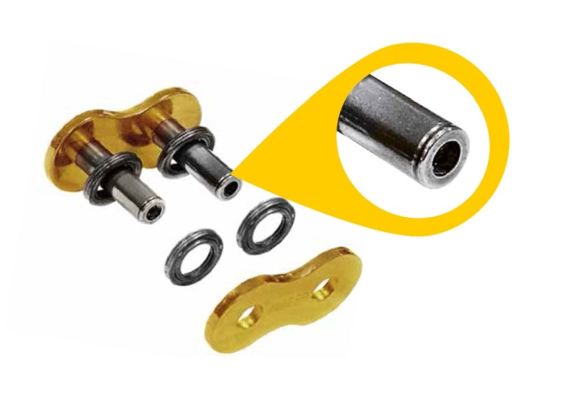 Hollow rivet link 520ZSE (44/135ZSE) (gold)