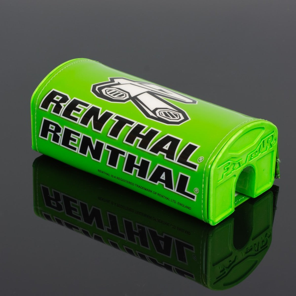 Handlebar pad FATBAR Pad Green color green with RENTHAL logo
