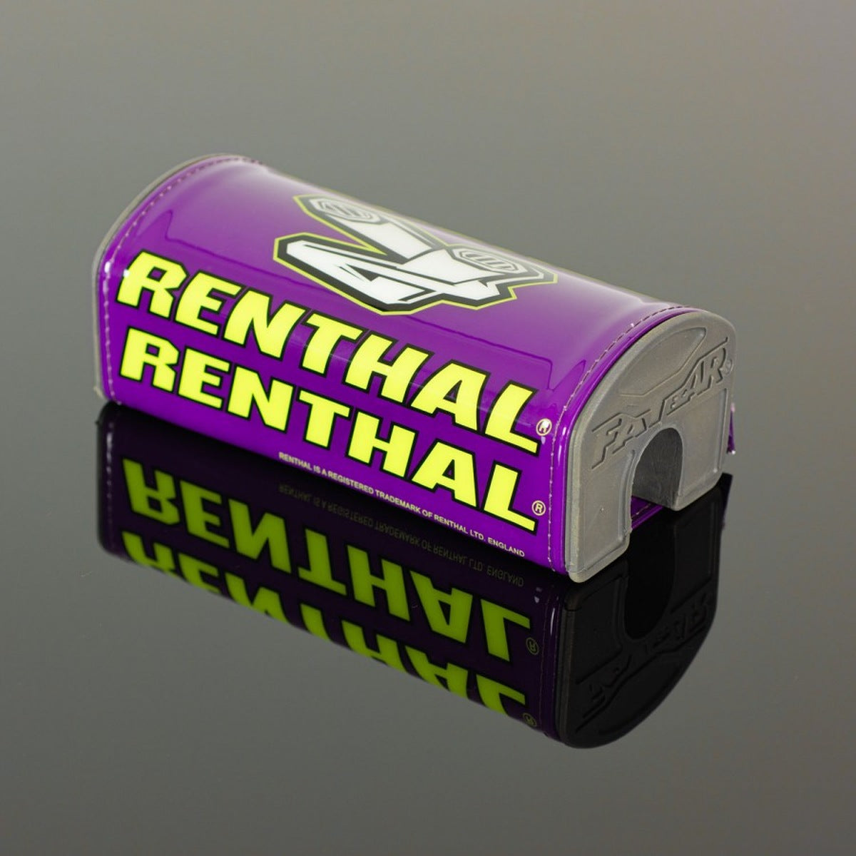 Handlebar pad FATBAR Pad Purple color purple with RENTHAL logo