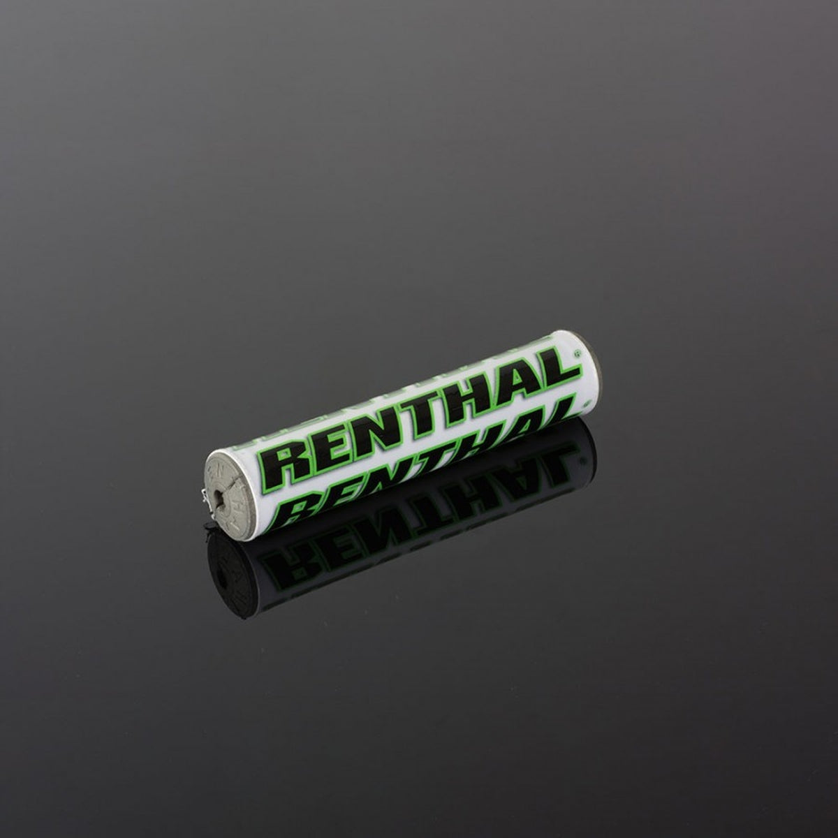Handlebar pad SX Pad (240 mm) color white/green with RENTHAL logo